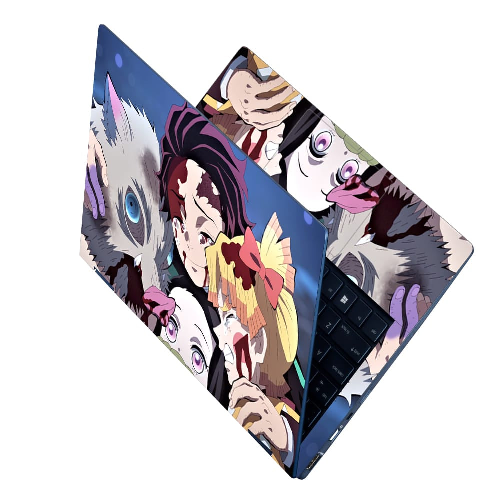 demon slayer onis superiores Laptop Skin for Sale by Mika-Funart