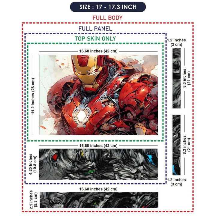 Laptop Skin - Iron Man Suite Art