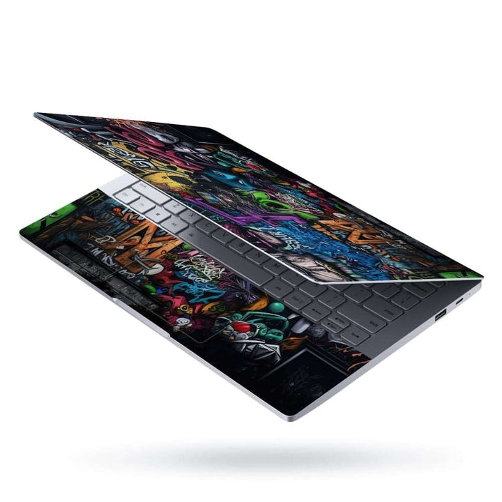 Laptop Skin - Wooden M Graffiti