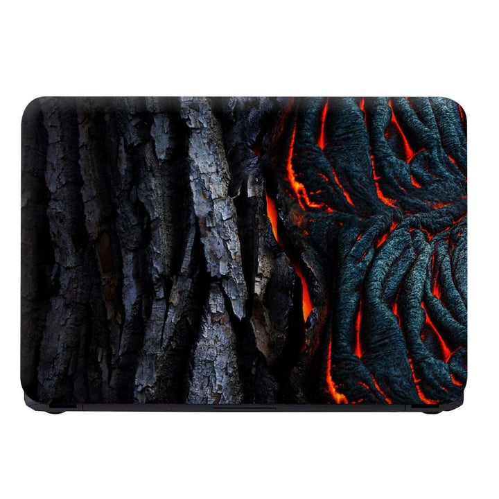 Laptop Skin - Orange Lava in Tree Root