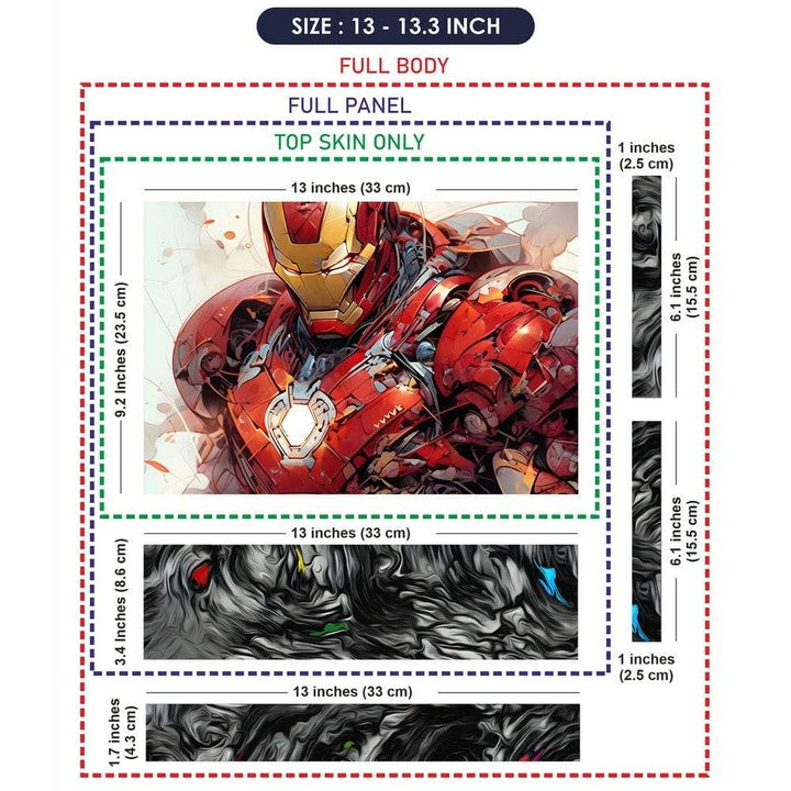 Laptop Skin - Iron Man Suite Art