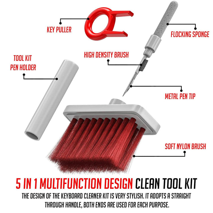 5 - in - 1 Multi - Function Computer Cleaning Tools Kit - SkinsLegend