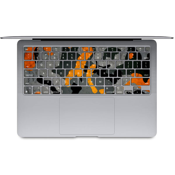 Key Skin Black Orange Camouflage