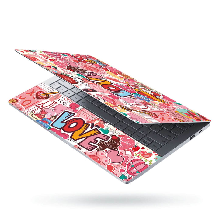 Laptop Skin - Valentine's Day Sticker Bomb