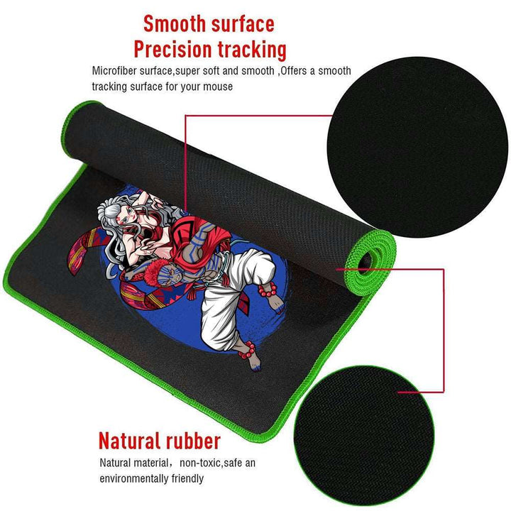 Anime Action DS1 Anti - Slip Extended Desk Mat Gaming Mouse Pad - SkinsLegend