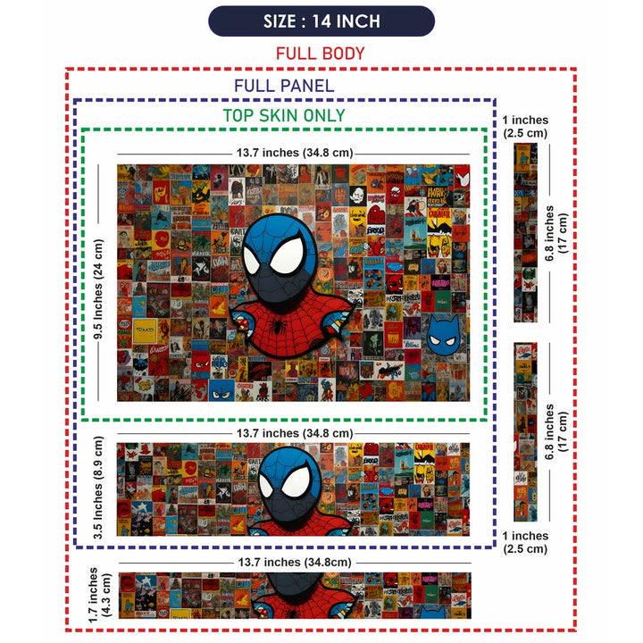 Laptop Skin - Spiderman Collage