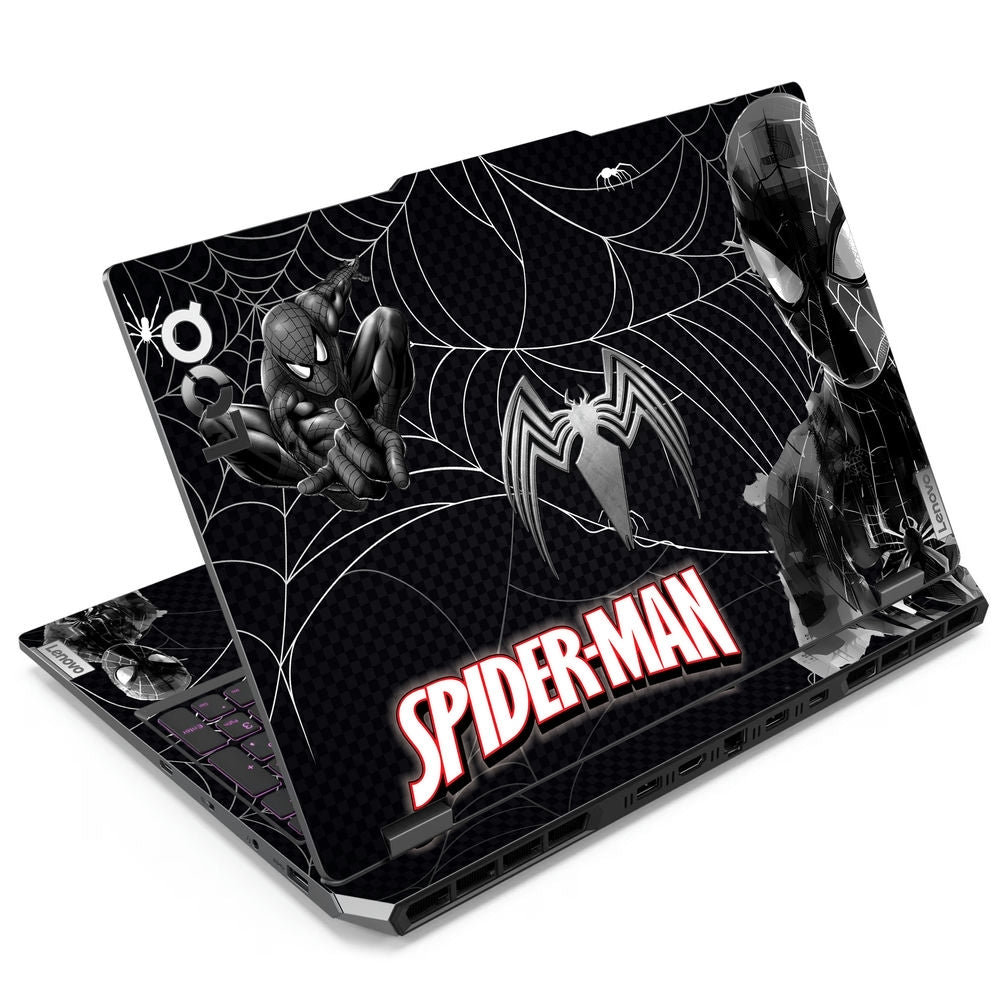 Shop Spiderman Black Venom Web Laptop Skin for Lenovo LOQ | Buy Online ...