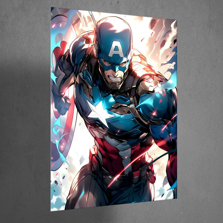 Metal Poster - Superhero Captain America CAP05