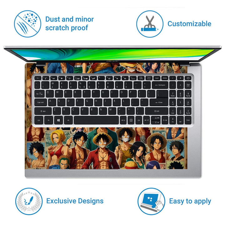 Laptop Skin - Anime One Piece Dynamic Collage DS9