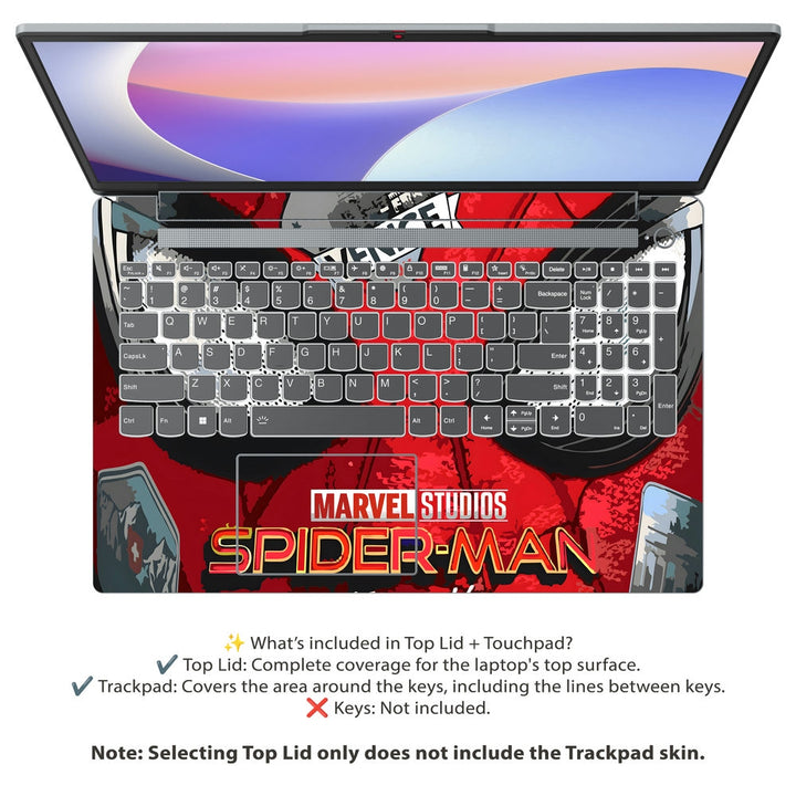 Lenovo Laptop Skin - marvel spiderman eyes