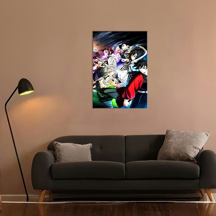 Metal Poster - Anime Demon Slayer DS01