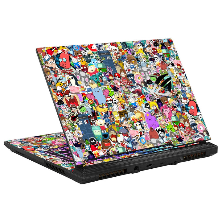 Asus Laptop Skin - Adventure Time Sticker Bomb