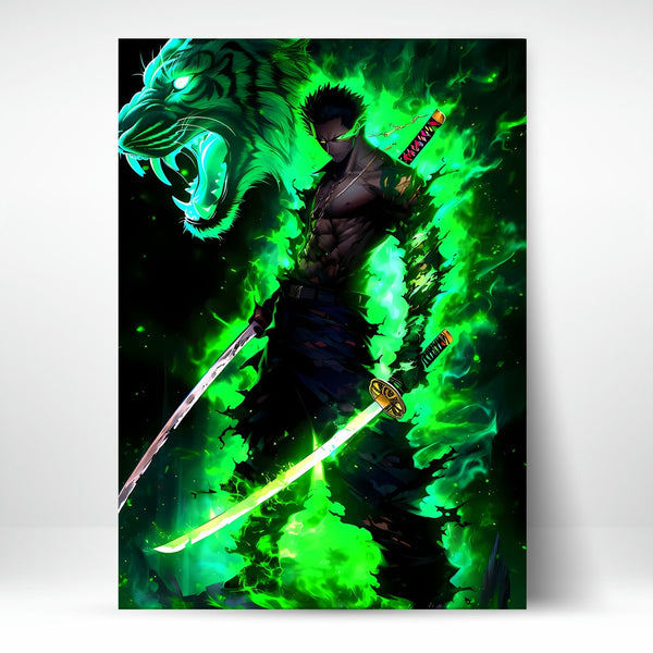 Metal Poster - One Piece Roronoa Zoro OP57