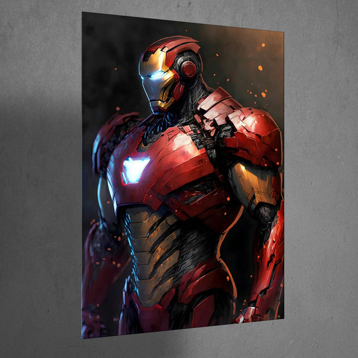 Metal Poster - Superhero Iron Man IM14