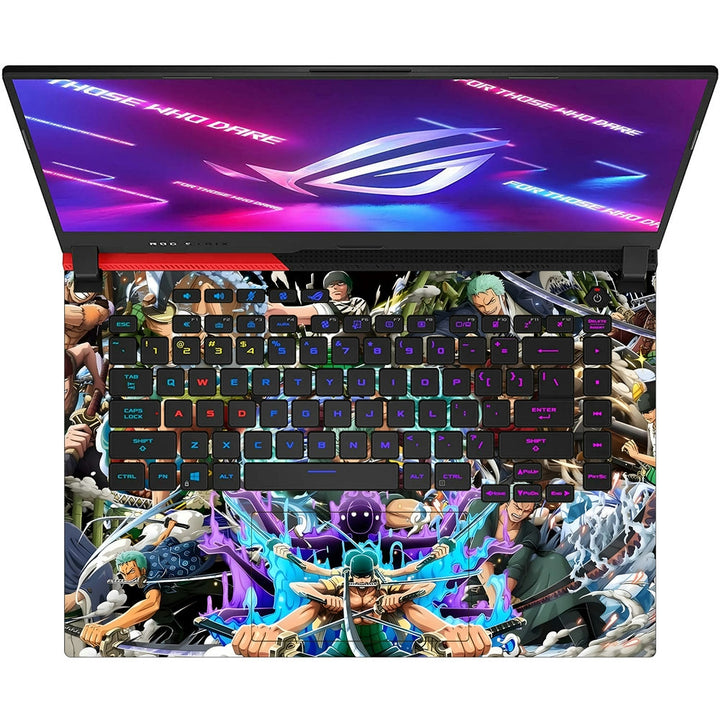 Asus Laptop Skin - Roronoa Zoro Collage