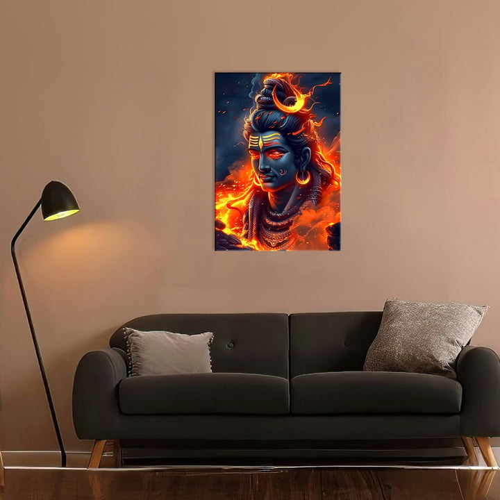 Metal Poster - Lord Shiva LS14