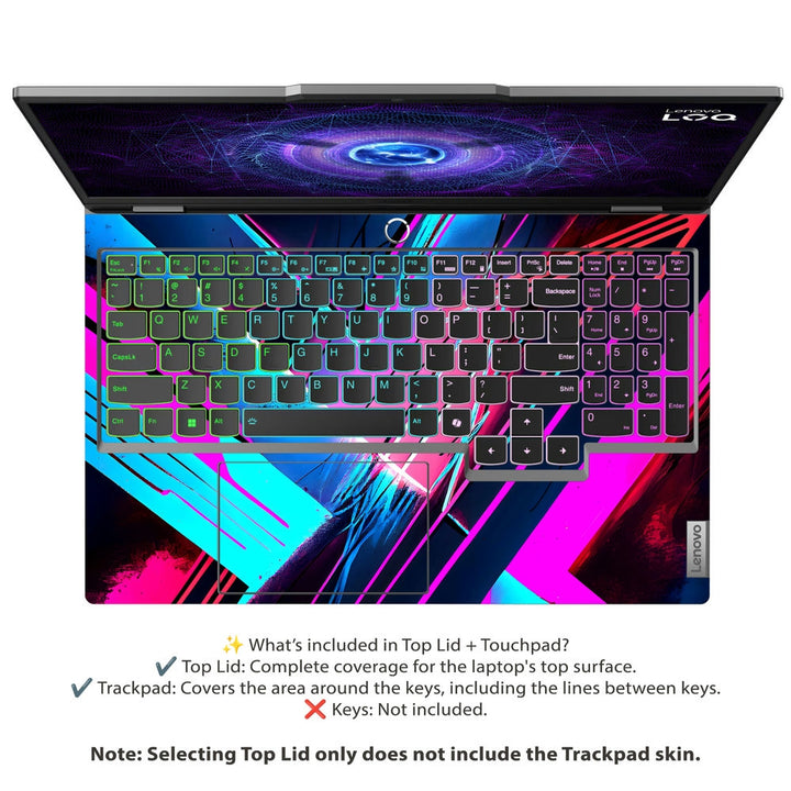 Lenovo LOQ Laptop Skin - Glitch Glow