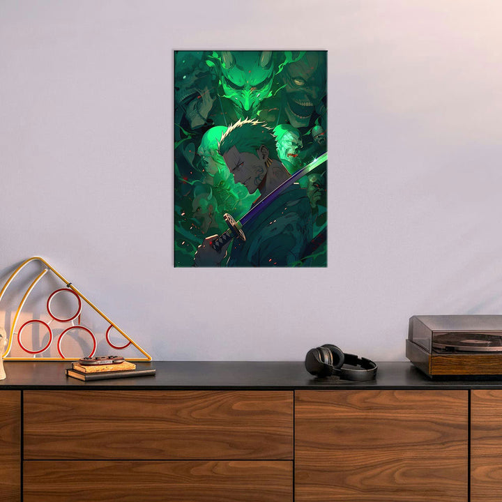 Metal Poster - One Piece Roronoa Zoro OP29