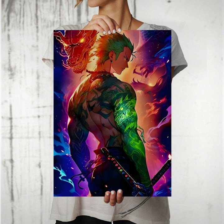 Metal Poster - One Piece Roronoa Zoro OP38