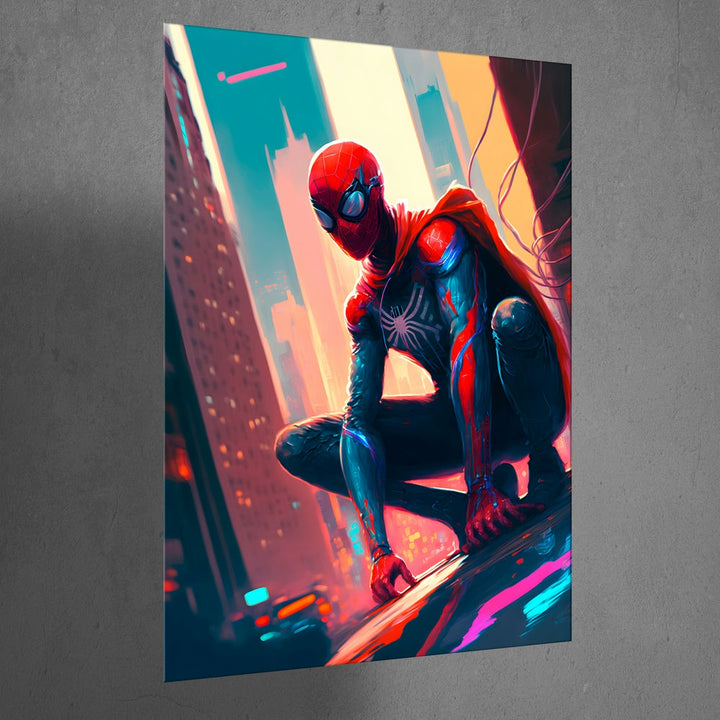 Metal Poster - Superhero Spiderman SM17