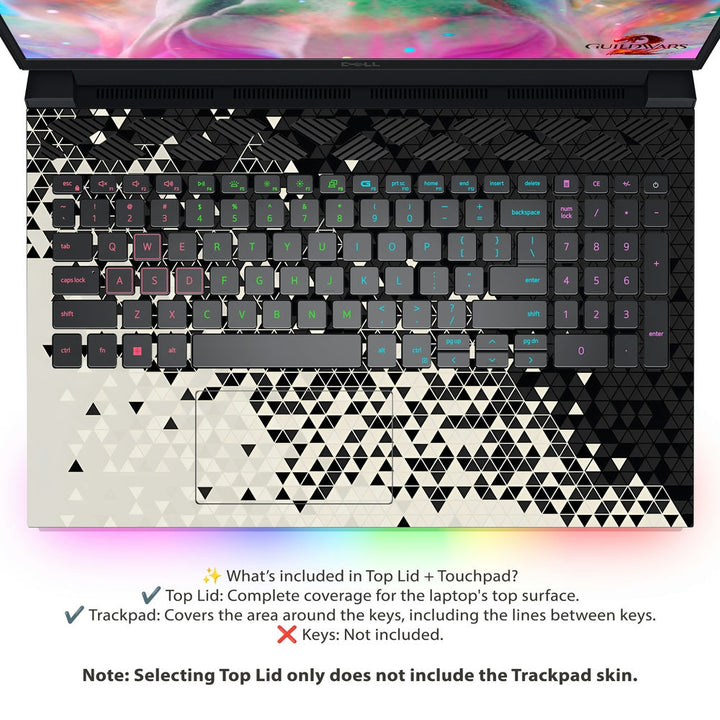 Dell Laptop Skin - Triangle Art