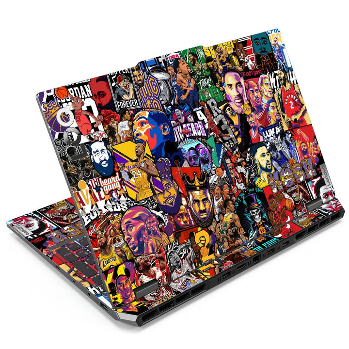 Lenovo LOQ Laptop Skin - Basketball Sticker Bomb DS1