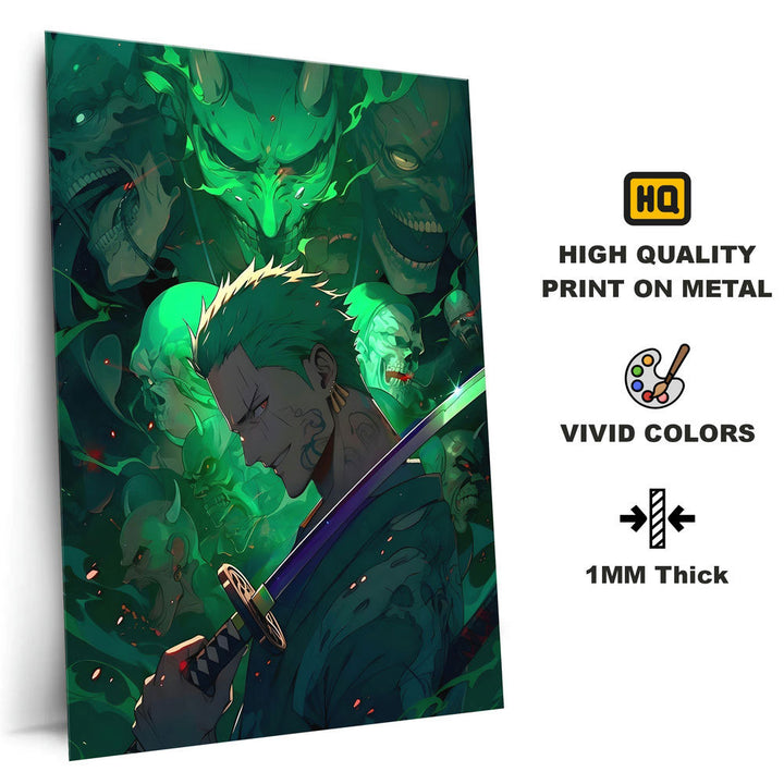 Metal Poster - One Piece Roronoa Zoro OP29