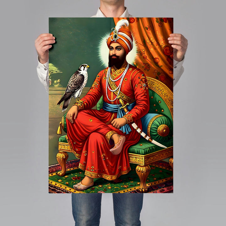 Self Adhesive Textured Vinyl Poster Guru Gobing Singh Ji