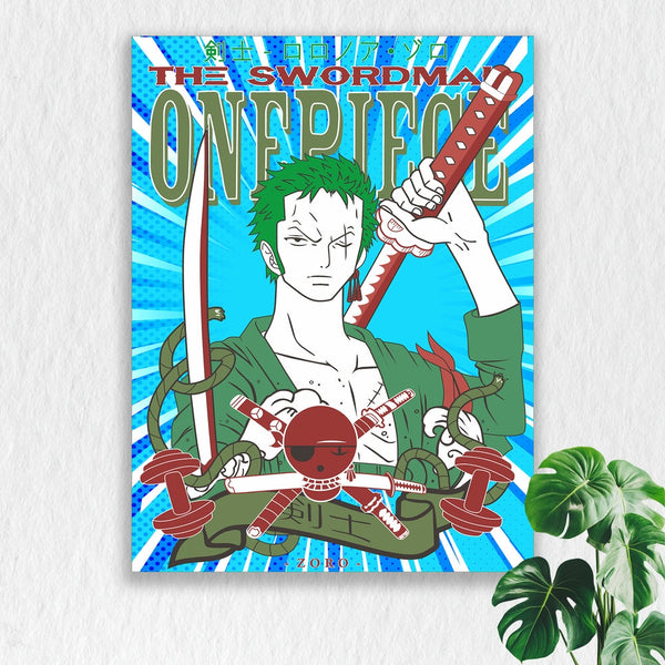 Self Adhesive Textured Vinyl Poster The Swordsman One Piece