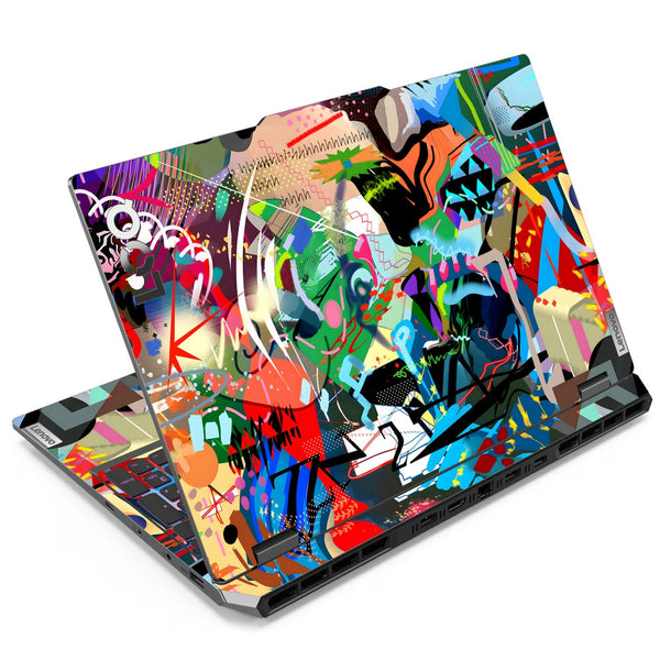 Lenovo LOQ Laptop Skin - Multicolour Graffiti Art