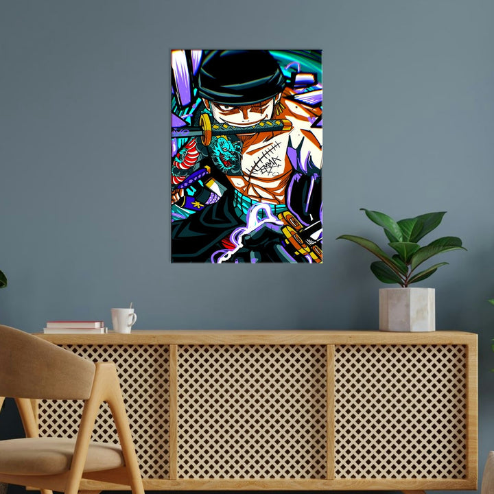 Metal Poster - One Piece Roronoa Zoro OP39