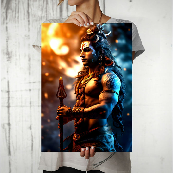 Metal Poster - Lord Shiva LS21