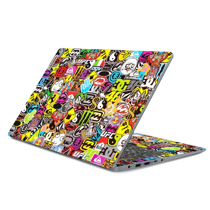 Lenovo Laptop Skin - Monster Sticker Bomb