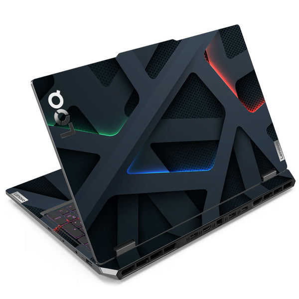 Lenovo LOQ Laptop Skin - Dark Cross Grid Design