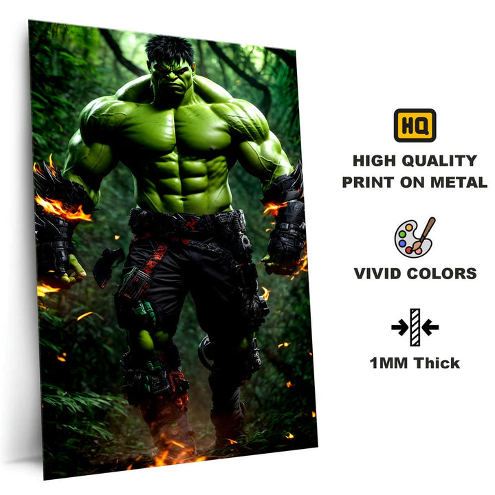 Metal Poster - Superhero Hulk SH02