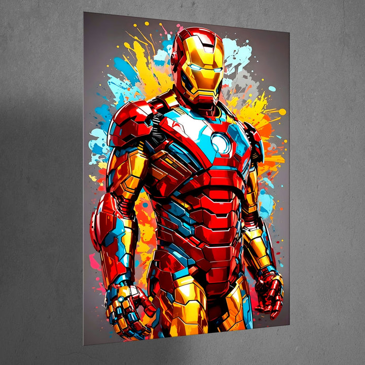 Metal Poster - Superhero Iron Man IM05