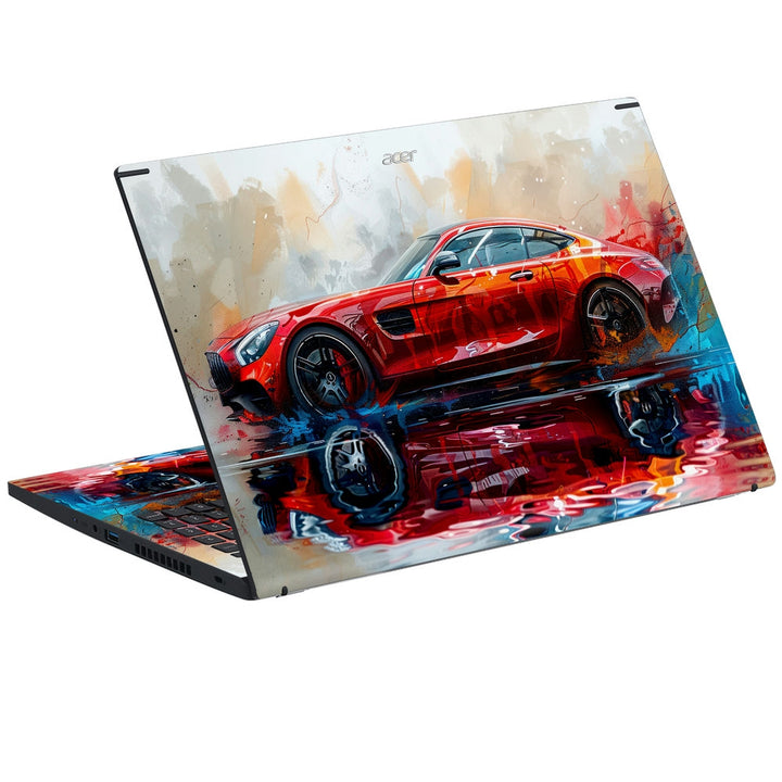 Acer Laptop Skin - Luxury Car Reflection