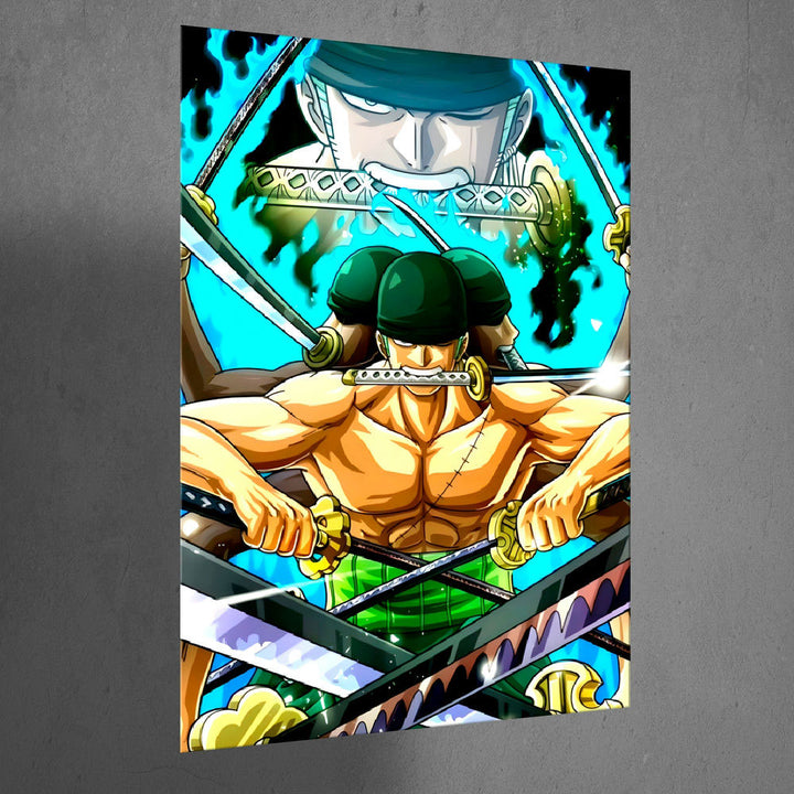 Metal Poster - One Piece Roronoa Zoro OP24