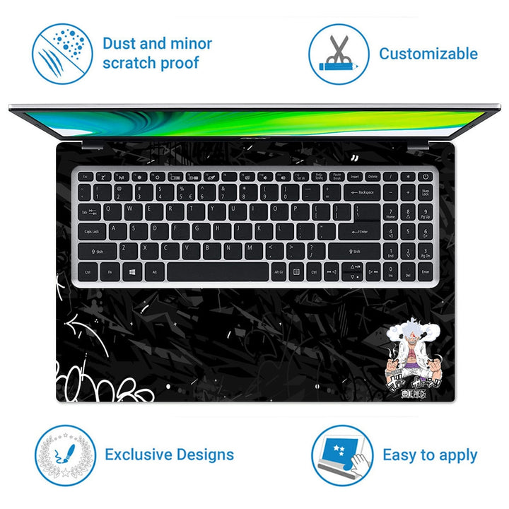 Laptop Skin - One Piece Anime Gear 5 Luffy