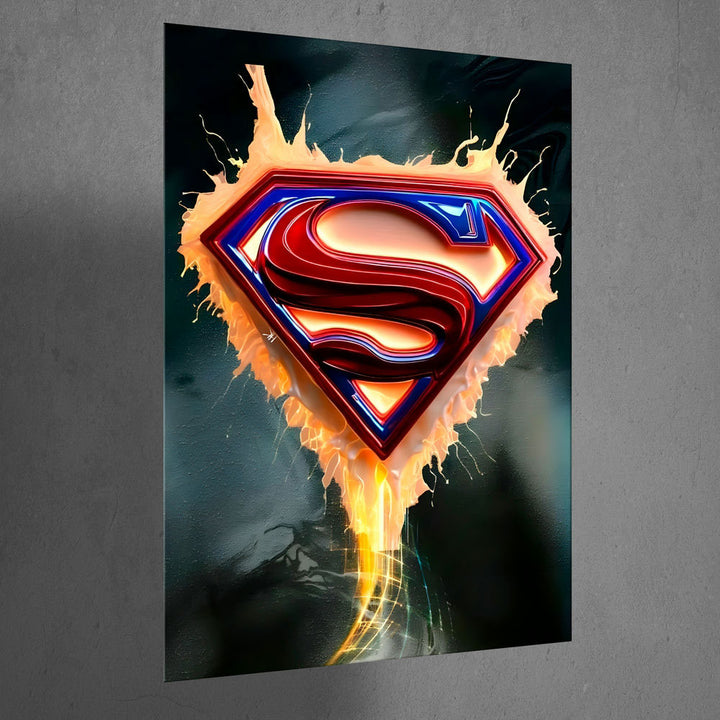 Metal Poster - Superhero Superman SUP01