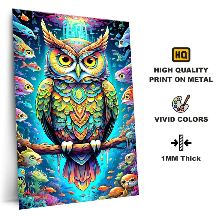 Metal Poster - Wildlife Owl WO01