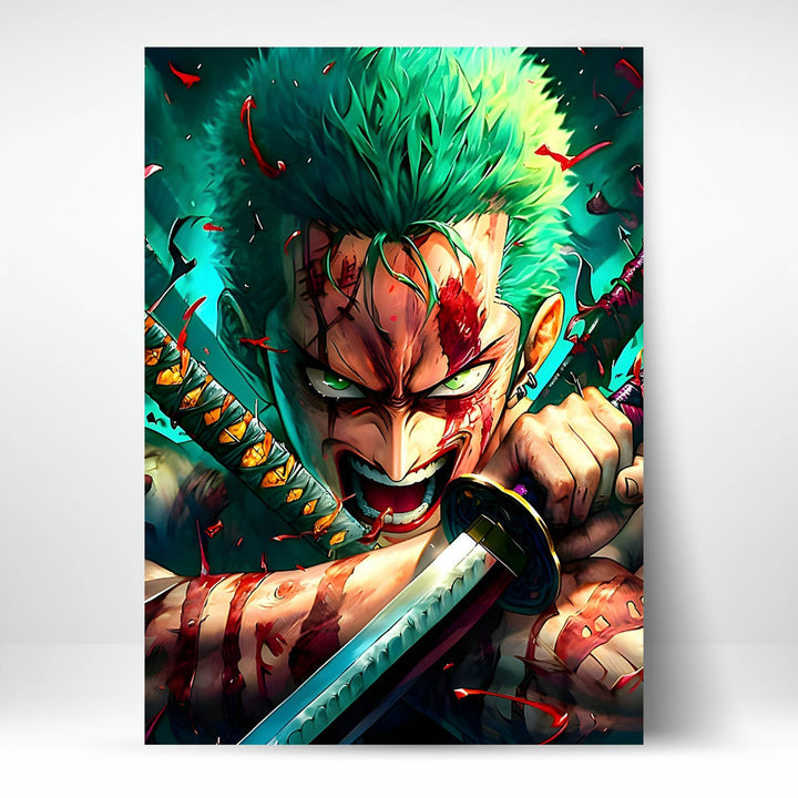 Metal Poster - One Piece Roronoa Zoro OP21