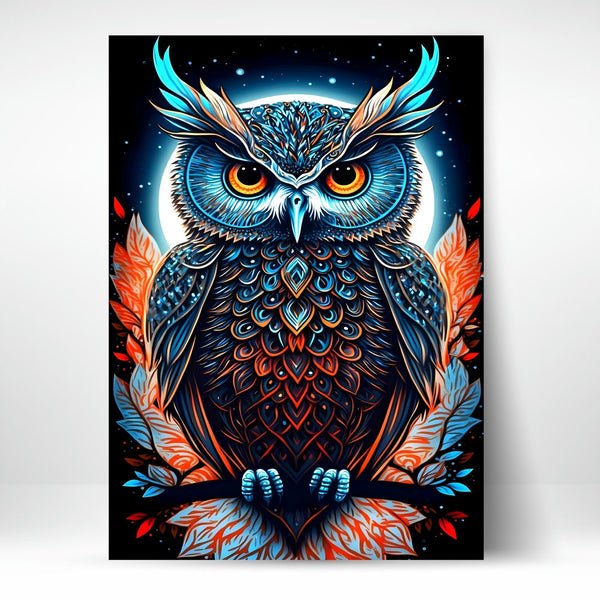 Metal Poster - Wildlife Owl WO02