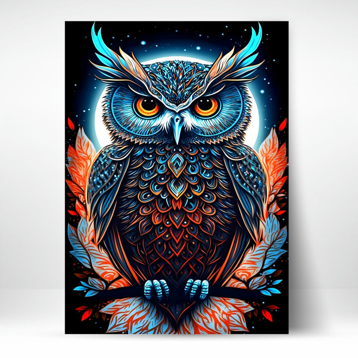 Metal Poster - Wildlife Owl WO02