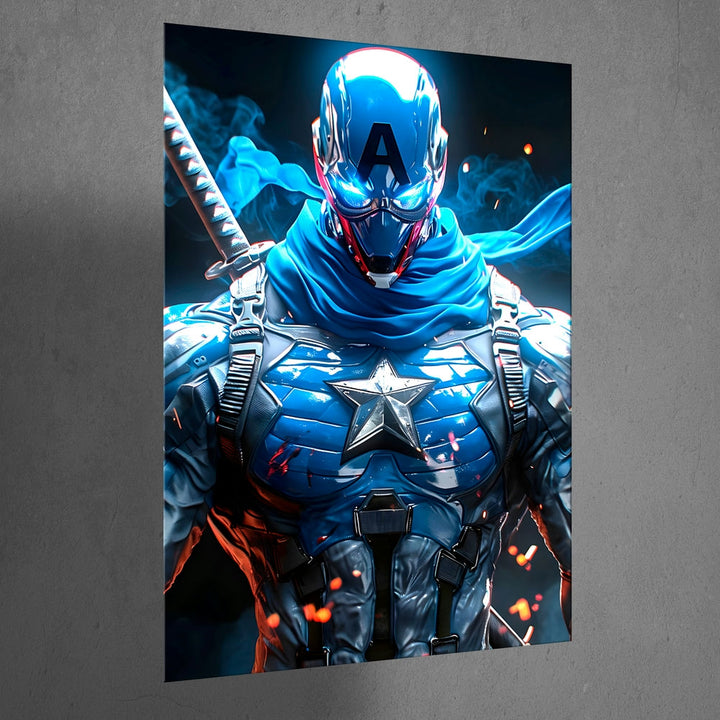 Metal Poster - Superhero Captain America CAP14