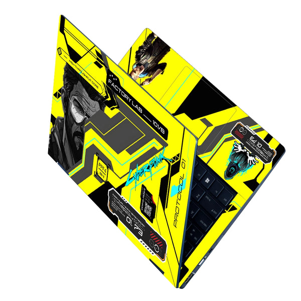 Laptop Skin - Cyberpunk Neon Outlaw