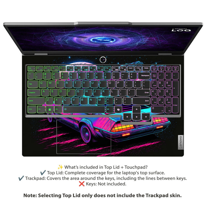 Laptop Skin - Retro Futuristic Ride