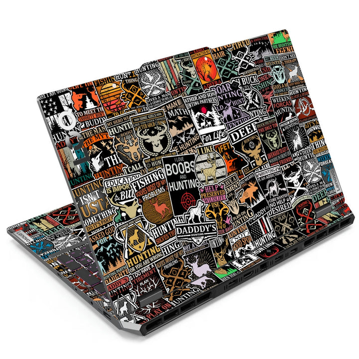 Lenovo LOQ Laptop Skin - Hunting Sticker Bomb DS1