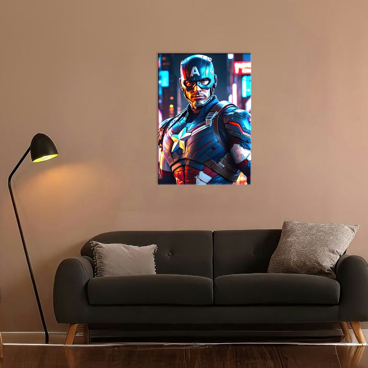 Metal Poster - Superhero Captain America CAP10