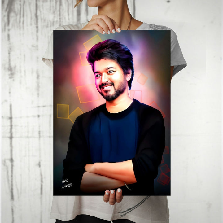 Metal Poster - Thalapathy Vijay TV01